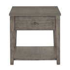 Tavolino con ripiano Coober Antique Grey Finish Grigio Cemento Fibra di iNSPIRE Q Modern