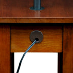 Tavolino a lampada "Mission" in legno massello Leick Home