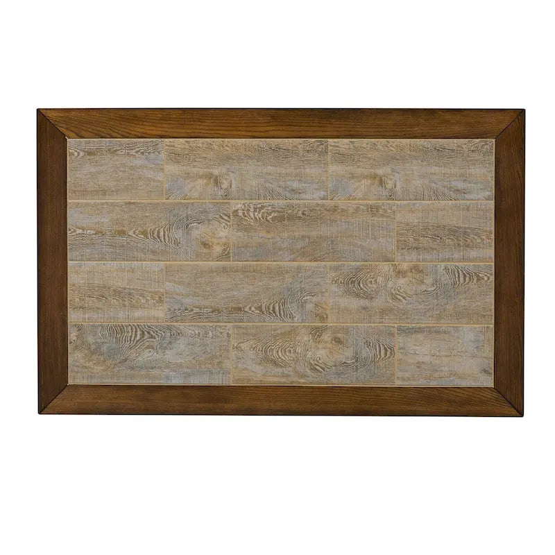 Set da 3 Pezzi Mesa Valley Tobacco (1 Tavolino da Caffè, 2 Tavolini Laterali)