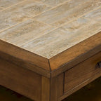 Set da 3 Pezzi Mesa Valley Tobacco (1 Tavolino da Caffè, 2 Tavolini Laterali)
