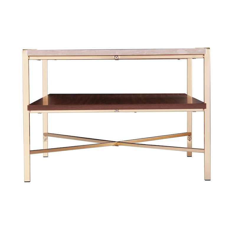 Table basse rectangulaire Aldea avec rangement SEI Furniture
