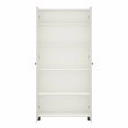 Avenue Greene Baldwin Armoire de rangement à 2 portes cannelées, largeur 36 po, blanc