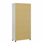 Avenue Greene Baldwin Armoire de rangement à 2 portes cannelées, largeur 36 po, blanc