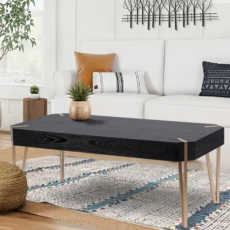 Tavolino da caffè Carson Carrington Tammsberg in legno e metallo - 46,13 L