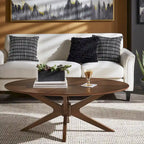 Rondo Mid-Century Walnut Finish Tables by iNSPIRE Q Modern