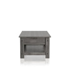 Tavolino da caffè Aranda Rustic Grey da 43 pollici in legno con 1 ripiano di Furniture of America