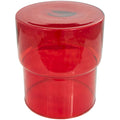 Tavolino d'appoggio moderno in vetro - Trasparente o Rosso - Roche River Decor
