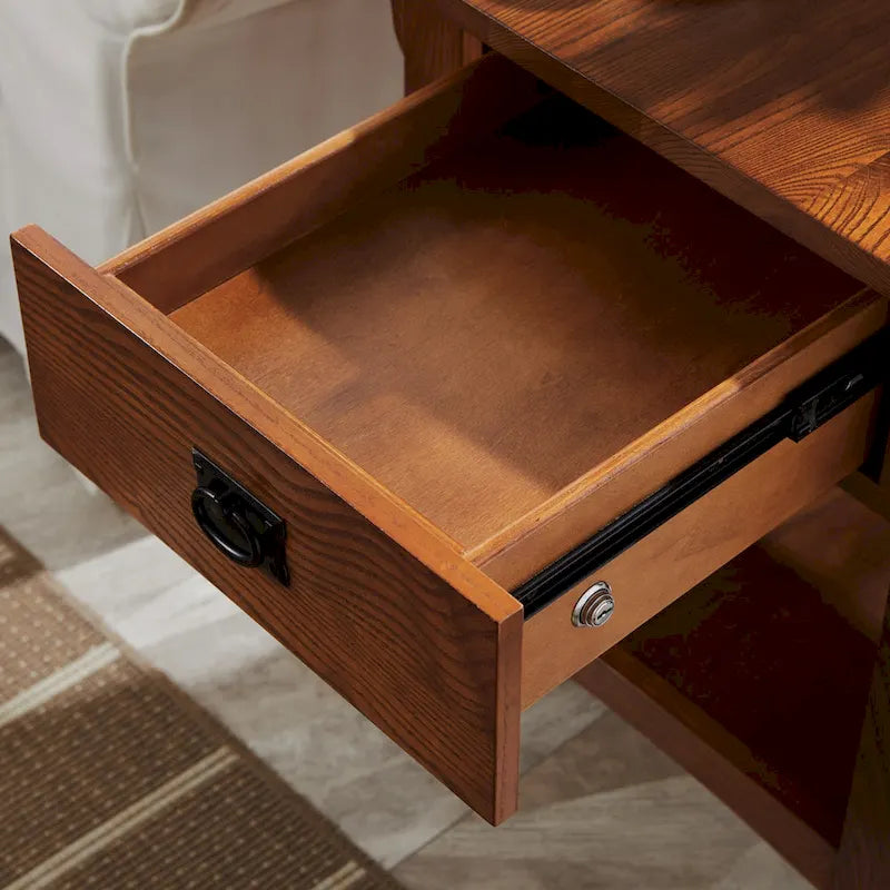 Leick Home Mission Impeccable End Table with Drawer