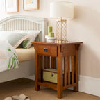 Leick Home Mission Impeccable End Table with Drawer