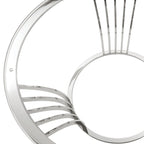 Cottbus Chrome Finish Coffee Table with Glass Top by iNSPIRE Q Bold