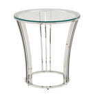 Cottbus Chrome Finish Coffee Table with Glass Top by iNSPIRE Q Bold