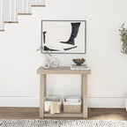 Console da tavolo classica Plank and Beam con ripiano - 36