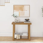 Console da tavolo classica Plank and Beam con ripiano - 36