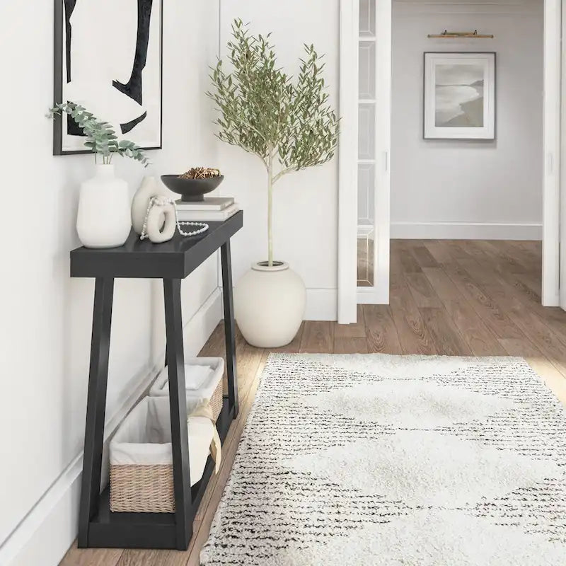 Console da tavolo classica Plank and Beam con ripiano - 36