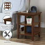 Table d'appoint avec étagères Tribeca de Convenience Concepts