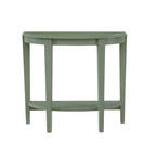 DH BASIC Tavolo Consolle Mezzaluna Decorativo a 1 Ripiano Marrone Contemporaneo di Denhour