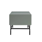 Tavolino da Caffè DH BASIC Modern 42 pollici a 2 Cassetti con Gambe in Metallo di Denhour