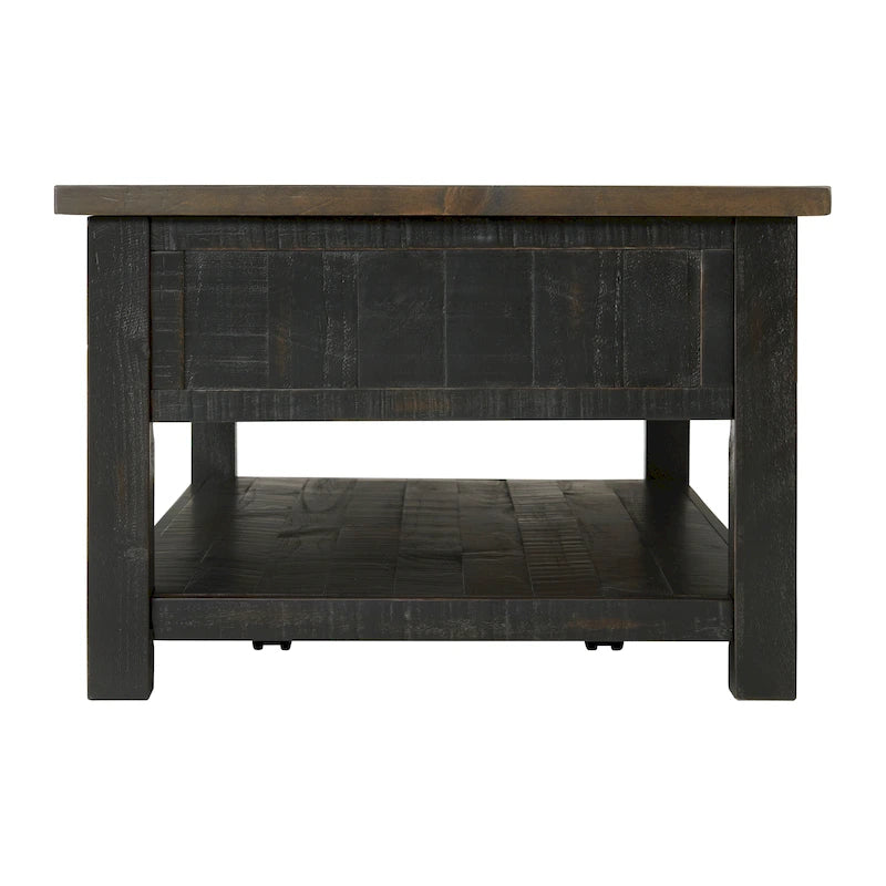 Tavolino da caffè The Gray Barn Downington in legno massello con 2 cassetti