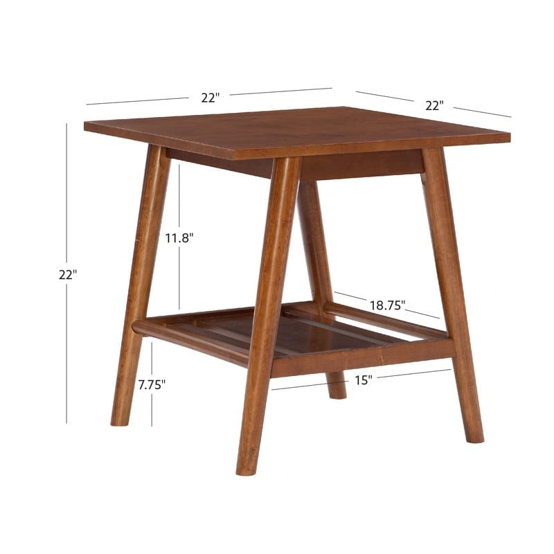 Table d'appoint Meade au style moderne du milieu du siècle