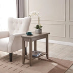Tavolino Cuneiforme Reclinabile con Scaffale Laurent di Leick Home