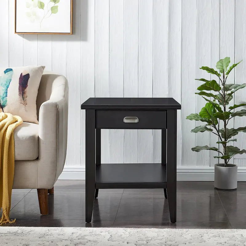 Tavolino Cuneiforme Reclinabile con Scaffale Laurent di Leick Home
