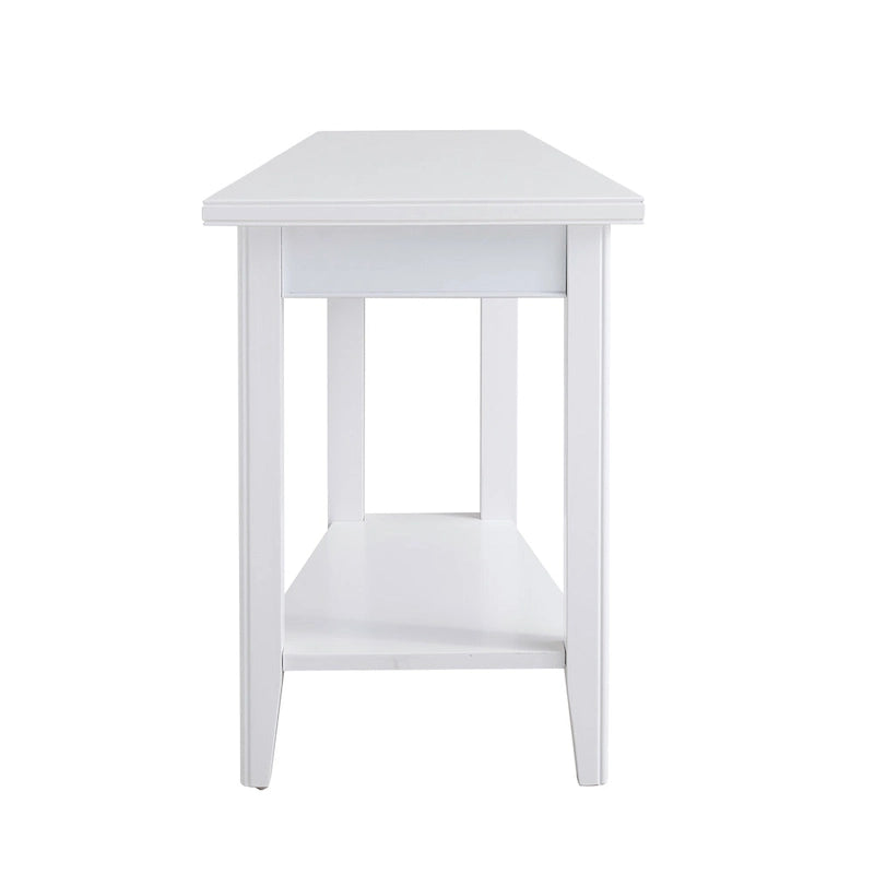 Tavolino Cuneiforme Reclinabile con Scaffale Laurent di Leick Home