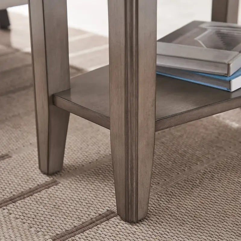 Tavolino Cuneiforme Reclinabile con Scaffale Laurent di Leick Home