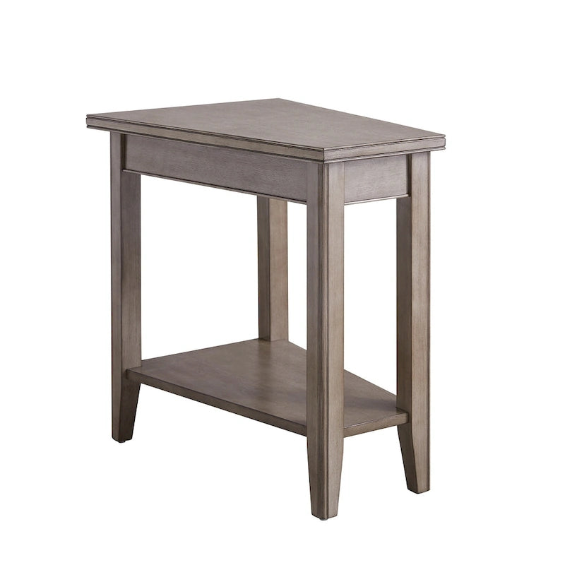 Tavolino Cuneiforme Reclinabile con Scaffale Laurent di Leick Home