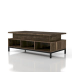 Table basse relevable rustique DH BASIC de 47 pouces avec rangement