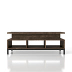 Table basse relevable rustique DH BASIC de 47 pouces avec rangement