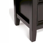 WYNDENHALL Halifax Armadietto multiuso 37 pollici in LEGNO MASSELLO in stile Transizionale - 37w x 17d x 36 h