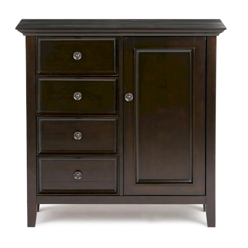 WYNDENHALL Halifax Armadietto multiuso 37 pollici in LEGNO MASSELLO in stile Transizionale - 37w x 17d x 36 h