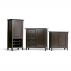 WYNDENHALL Halifax Armadietto multiuso 37 pollici in LEGNO MASSELLO in stile Transizionale - 37w x 17d x 36 h