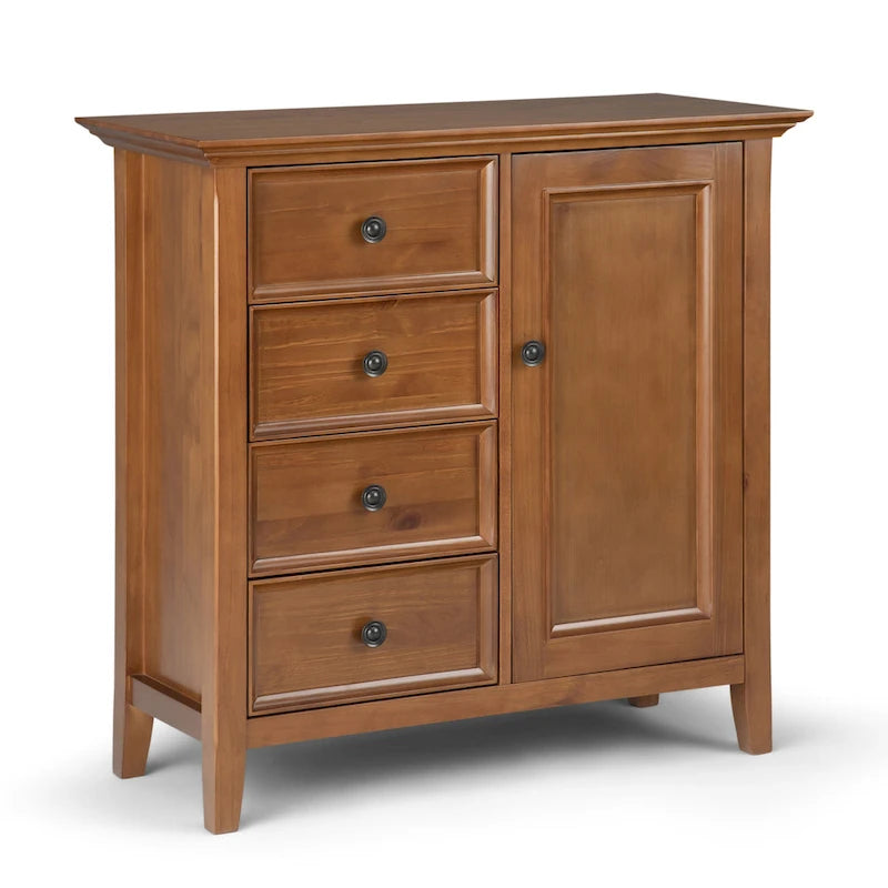 WYNDENHALL Halifax Armadietto multiuso 37 pollici in LEGNO MASSELLO in stile Transizionale - 37w x 17d x 36 h