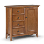 WYNDENHALL Halifax Armadietto multiuso 37 pollici in LEGNO MASSELLO in stile Transizionale - 37w x 17d x 36 h
