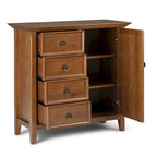 WYNDENHALL Halifax Armadietto multiuso 37 pollici in LEGNO MASSELLO in stile Transizionale - 37w x 17d x 36 h