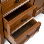 WYNDENHALL Halifax Armadietto multiuso 37 pollici in LEGNO MASSELLO in stile Transizionale - 37w x 17d x 36 h