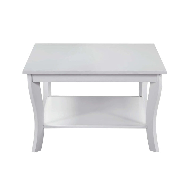 Convenience Concepts American Heritage Square Coffee Table with Shelf