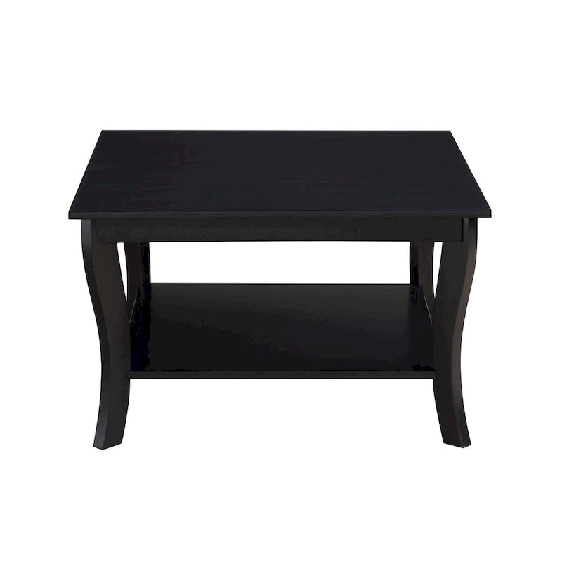 Convenience Concepts American Heritage Square Coffee Table with Shelf