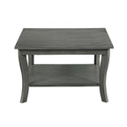 Convenience Concepts American Heritage Square Coffee Table with Shelf