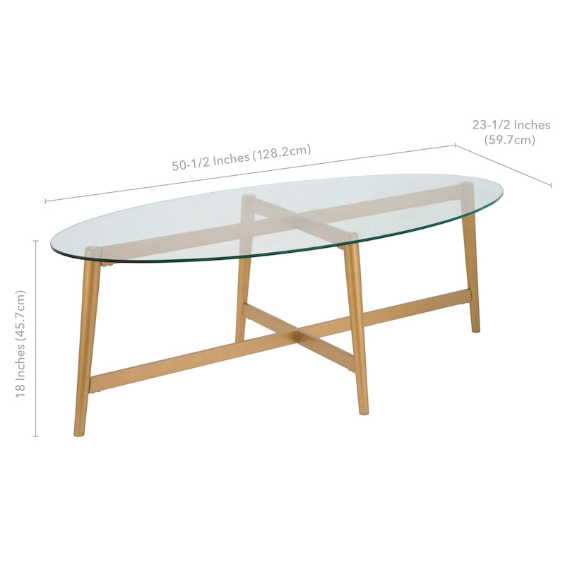 Table basse ovale Olson