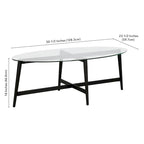 Table basse ovale Olson
