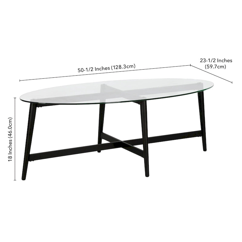 Table basse ovale Olson