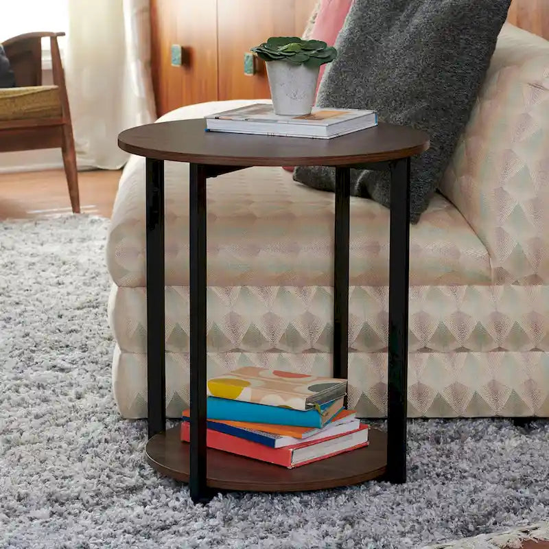 Tavolino/Comodino salvaspazio con ripiano portaoggetti Household Essentials
