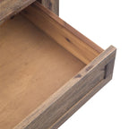 WYNDENHALL Garret, tavolino da caffè quadrato rustico in LEGNO DI ACACIA MASSICCIO, larghezza 38 pollici - 38 L x 38 P x 19 A