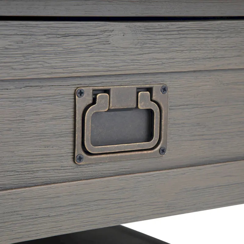WYNDENHALL Garret, tavolino da caffè quadrato rustico in LEGNO DI ACACIA MASSICCIO, larghezza 38 pollici - 38 L x 38 P x 19 A