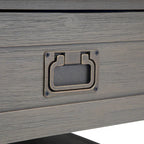 WYNDENHALL Garret, tavolino da caffè quadrato rustico in LEGNO DI ACACIA MASSICCIO, larghezza 38 pollici - 38 L x 38 P x 19 A