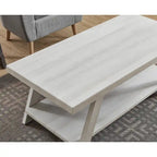 Roundhill Furniture Athens Set 3 Tavolini con Ripiani in Legno Replicato Contemporaneo