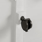 Tavolino da caffè Cordero con ripiano in legno e vetro, larghezza 122 cm