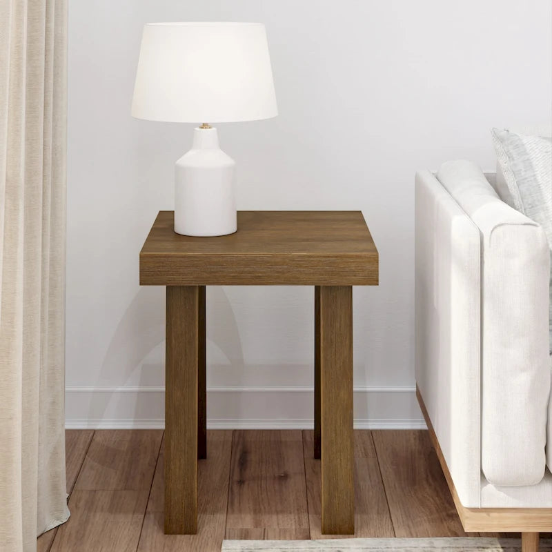 Tavolino classico quadrato Plank and Beam - 20.25